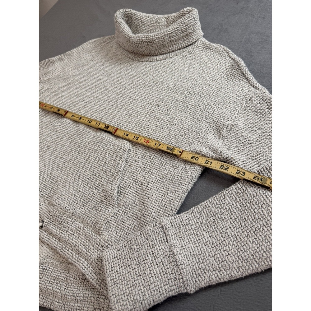 Sweaty‎ Betty Gray Restful Boucle Kangaroo-Pocket Cowl Neck Sweatshirt Gorpcore - Picture 5 of 10